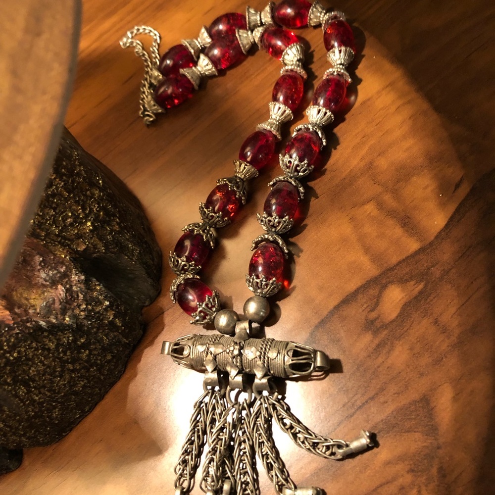 Bedouin Tribal Ethnic Choker Necklaces, Yemenit